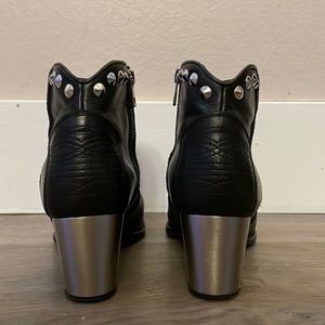 Zadig and Voltaire Paris-black studded ankle boots